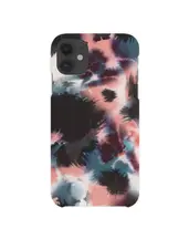 A Good Company iPhone 11 Miljøvenligt Cover, Blue Pink Black Abstract