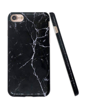 BasicPlus iPhone 8+ Cover Sort Marmor