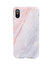 BasicPlus iPhone X/Xs Cover - Rosa Marmor