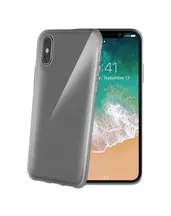 Celly Gelskin iPhone X/Xs Soft TPU Cover, Sort
