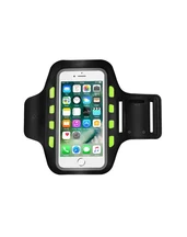 ConnecTech sports armband with LED light for iPhone. Black