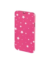 Hama Luminous Stars Booklet Case for Apple iPhone 6/6s pink/white