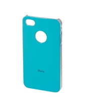 Hama Shiny Mobile Phone Cover for Apple iPhone 4/4S light turquoise