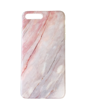iPhone 8+ Cover Rosa Marmor
