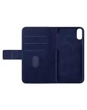KEY Premium Cover m. pung til iPhone Xs Max, Navy blå