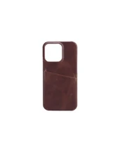 ONSALA Mobile Cover Brown with Cardpocket iPhone 13 Pro