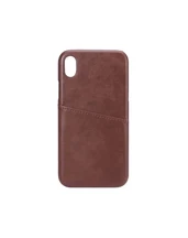 ONSALA Mobilecover Brown iPhone XR Creditcard Pocket