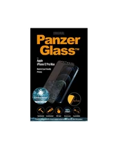 PanzerGlass iPhone 12 Pro Max AntiBacterial Privacy Skærmbeskyttelse, Sort Kant