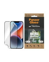 PanzerGlass MATRIX Screen Protector Apple iPhone 14 | 13 Pro | 13 | Ultra-Wide Fit W. Aligner